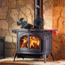 Fireplace Fan Heat Powered Stove Fan Automatic Adjustment Thermal Fans For Wood Log Burner Fireplace Eco Quiet Fan