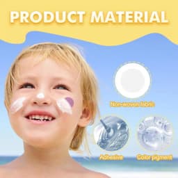 Children Adult Uv Patch Breathable Sunscreen Patch Mountain Climbing Uv Patch Care Patch Comfortable Picnic Skin Care Body Care