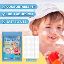 Children Adult Uv Patch Breathable Sunscreen Patch Mountain Climbing Uv Patch Care Patch Comfortable Picnic Skin Care Body Care