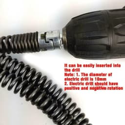 Toilet Plunger Toilet Auger High Pressure Electric Drill Spring Tube Applied To Kitchen Bathroom Clogged Pipe