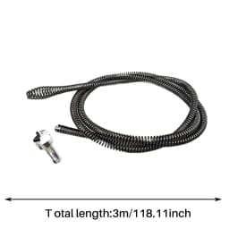Toilet Plunger Toilet Auger High Pressure Electric Drill Spring Tube Applied To Kitchen Bathroom Clogged Pipe