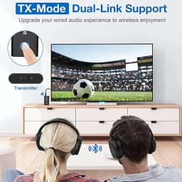 Blitzwolf BlitzMax BT05 Transmitter Receiver bluetooth V5.2 Apt Adaptive HiFi Sound Wireless Adapter for PC TV Wired Speaker