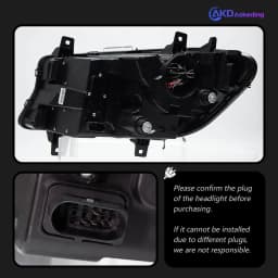 AKD Head Lamp for Benz Sprinter LED Headlight 2018-2023 Headlights Sprinter DRL Turn Signal High Beam Angel Eye Projector Lens