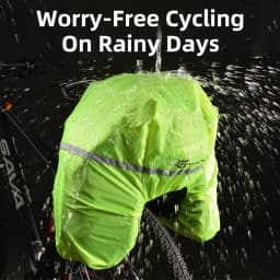 ROCKBROS Bicycle Carrier Bag Waterproof 35L Large Capacity Pannier Rear Rack Shelf Bag Multifunction Travel Bag Bike Accessories