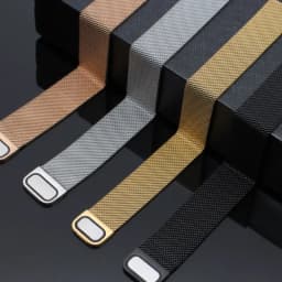 20mm 22mm Milanese band For Amazfit GTR/GTS-4-3-2-2e-Mini-Pro/stratos 2 Metal Magnetic Loop Bracelet Amazfit bip-U-S-3-Pro strap