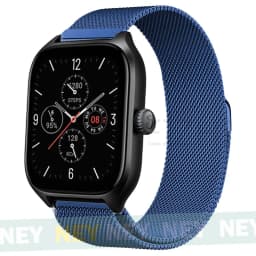 20mm 22mm Milanese band For Amazfit GTR/GTS-4-3-2-2e-Mini-Pro/stratos 2 Metal Magnetic Loop Bracelet Amazfit bip-U-S-3-Pro strap