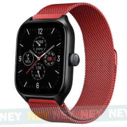 20mm 22mm Milanese band For Amazfit GTR/GTS-4-3-2-2e-Mini-Pro/stratos 2 Metal Magnetic Loop Bracelet Amazfit bip-U-S-3-Pro strap