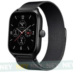 20mm 22mm Milanese band For Amazfit GTR/GTS-4-3-2-2e-Mini-Pro/stratos 2 Metal Magnetic Loop Bracelet Amazfit bip-U-S-3-Pro strap