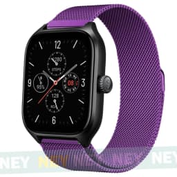 20mm 22mm Milanese band For Amazfit GTR/GTS-4-3-2-2e-Mini-Pro/stratos 2 Metal Magnetic Loop Bracelet Amazfit bip-U-S-3-Pro strap
