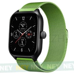 20mm 22mm Milanese band For Amazfit GTR/GTS-4-3-2-2e-Mini-Pro/stratos 2 Metal Magnetic Loop Bracelet Amazfit bip-U-S-3-Pro strap