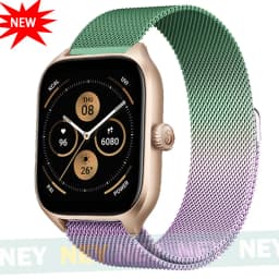 20mm 22mm Milanese band For Amazfit GTR/GTS-4-3-2-2e-Mini-Pro/stratos 2 Metal Magnetic Loop Bracelet Amazfit bip-U-S-3-Pro strap