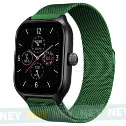 20mm 22mm Milanese band For Amazfit GTR/GTS-4-3-2-2e-Mini-Pro/stratos 2 Metal Magnetic Loop Bracelet Amazfit bip-U-S-3-Pro strap
