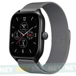 20mm 22mm Milanese band For Amazfit GTR/GTS-4-3-2-2e-Mini-Pro/stratos 2 Metal Magnetic Loop Bracelet Amazfit bip-U-S-3-Pro strap