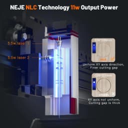 NEJE E40 40W Laser Engraver Module Kits With Air Assist for Wood Metal Acrylic Cutting Engraving CNC Desktop Smarter DIY Tool