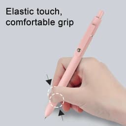 Retractable Gel Pens 0.5mm Gel Ballpoint Pens 5 Pieces Needle Point Pens Set For Writing Doodling Notetaking Office Supplies