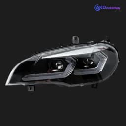 AKD Head Lamp for BMW E70 LED Headlight 2007-2013 Headlights X5 DRL Turn Signal High Beam Angel Eye Projector Lens