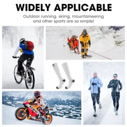 Savior Winter Electric Heated Socks Women Men Ski Camping Rechargeable Motorcycles Calcetines Thermal Calefactor Foot Warmer