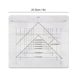 Flying Geese Trim Cutting Ruler Strong Acrylic Quilting Ruler For Easy Precision Cutting Fabric Paper Essential Trim Tool Rulers