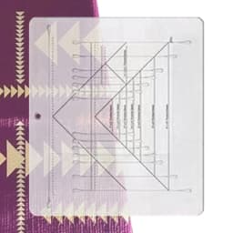 Flying Geese Trim Cutting Ruler Strong Acrylic Quilting Ruler For Easy Precision Cutting Fabric Paper Essential Trim Tool Rulers