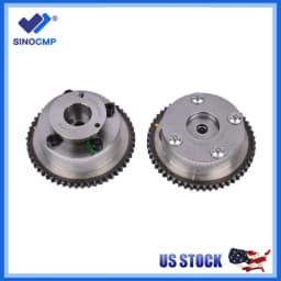 2pcs/set CVVT Intake and Exhaust Camshaft Gear Sprocket 243502E001 243702E000 for Hyundai Kia Elantra Forte Koup 1.8L