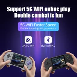 Anbernic RG353P Retro Handheld Video Game Console 3.5-inch IPS Screen Dual OS System RK3566 Bluetooth HD 5G Wifi Games Player