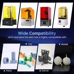 JAYO 5KG Standard plus / Toughness / PA Like/ ABS Like Photopolymer Resin for LCD 3D Printing Material Quick Curing Resin Liquid
