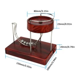 Perpetual Motion Machine Kinetic Art Wooden Sculpture Perpetual Motion Rolling Ball Perpetual Marble Motion Machine for Child's