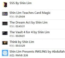 Shin Lim Magic Archive - Bundle 28 sets - magic tricks