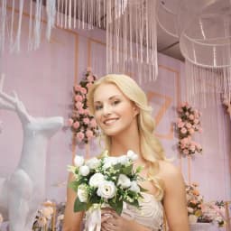 Bride Bouquets For Weddings Western-Style White Rose Artificial Flowers Wedding Artificial Flower For DIYBride Bouquets Cake