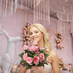 Bride Bouquets For Weddings Western-Style White Rose Artificial Flowers Wedding Artificial Flower For DIYBride Bouquets Cake