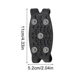 Ice Crampons For Boots Anti Slip Snow Traction Cleats For Shoes Outdoor Silicone Grips Crampons Spikes For Walking Jogging