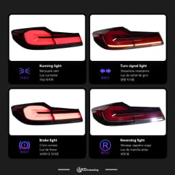 Car Lights for BMW G30 G38 2018-2022 5 Series LED Auto Taillight Assembly Upgrade 2022 Newest Dynamic Signal Lamp Accessories