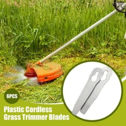 6pcs Brush Cutter Metal Blade For Polycut Lawn Mower Electric Cordless Grass Trimmer Strimmer Cutter Blade Garden Park side