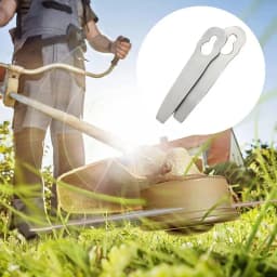 6pcs Brush Cutter Metal Blade For Polycut Lawn Mower Electric Cordless Grass Trimmer Strimmer Cutter Blade Garden Park side