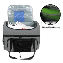 Bowling Ball Bag 2 Balls Bowling Tote Bag Bowling Ball Holder With Padded Compartments Extra Space For A Single Pair Of Bowling