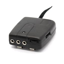 Black Plastic Motorcycle Intercom Host With Headphones Kit Helmet Wired Walkie Talkie Motorcycle Portable Audio Wired Headset