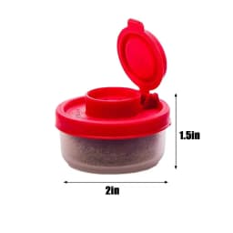 Salt Dispenser Cute Salt And Pepper Shakers With Pour Holes Cover Lid Farmhouse Rustic Airtight Portable Kosher Sea Salt Sugar