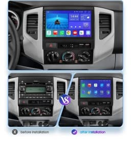 Hizpo Android 14 DSP RDS Carplay 4G WIFI BT GPS Head Unit For Toyota Tacoma 2 HILUX 2005-2015 Car Radio Multimedia Video No DVD