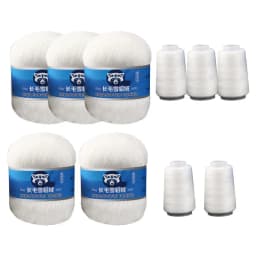 Cashmere Yarn Ball Long Plush Cashmere Yarn For Knitting Mink Cashmere Yarn Jewelry Hand-Knitted Coarse Merino Wool Yarn For
