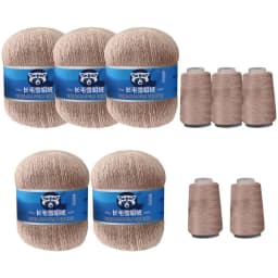 Cashmere Yarn Ball Long Plush Cashmere Yarn For Knitting Mink Cashmere Yarn Jewelry Hand-Knitted Coarse Merino Wool Yarn For