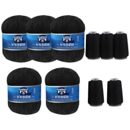 Cashmere Yarn Ball Long Plush Cashmere Yarn For Knitting Mink Cashmere Yarn Jewelry Hand-Knitted Coarse Merino Wool Yarn For