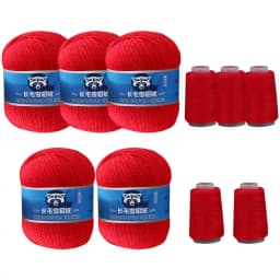 Cashmere Yarn Ball Long Plush Cashmere Yarn For Knitting Mink Cashmere Yarn Jewelry Hand-Knitted Coarse Merino Wool Yarn For