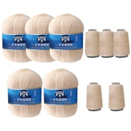Cashmere Yarn Ball Long Plush Cashmere Yarn For Knitting Mink Cashmere Yarn Jewelry Hand-Knitted Coarse Merino Wool Yarn For