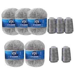 Cashmere Yarn Ball Long Plush Cashmere Yarn For Knitting Mink Cashmere Yarn Jewelry Hand-Knitted Coarse Merino Wool Yarn For