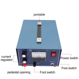 DX-50A Jewelry Pulse Welding Machine Spot Welder: Powerful 500W 50A for Gold, Silver, Platinum, and Palladium - 110V/220V