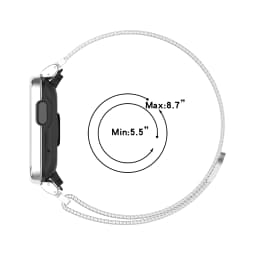 Milanese loop For Xiaomi Mi Watch Lite strap Metal Magnetic Band Redmi watch 2 lite/Redmi watch 1 2/Horloge 2 Bracelet+Case