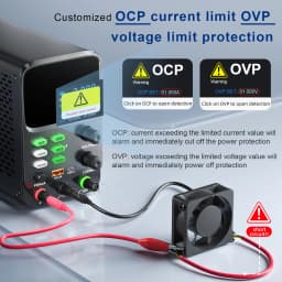 AC to DC Lab Power Supply 30V 10A Adjustable Bench Power Source 60V 5A 120V 3A For Mobile Phone Repair Battery USB Fast Charging