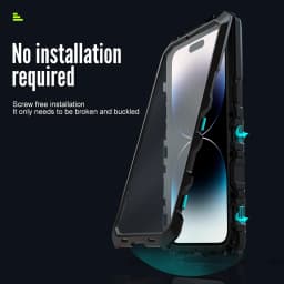 for iPhone 14 Pro Max Case Heavy Duty Protection Armor Metal Aluminum Phone Case for iPhone 14 Pro Max 14 Plus Shockproof Cover