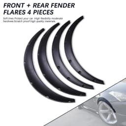 4pcs 3.5" Car SUV Off-road Car SUV Off-road Fender Flare Wheel Arch Protector Wheel Eyebrow Fender Mudguards For Honda Civic