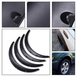 4pcs 3.5" Car SUV Off-road Car SUV Off-road Fender Flare Wheel Arch Protector Wheel Eyebrow Fender Mudguards For Honda Civic